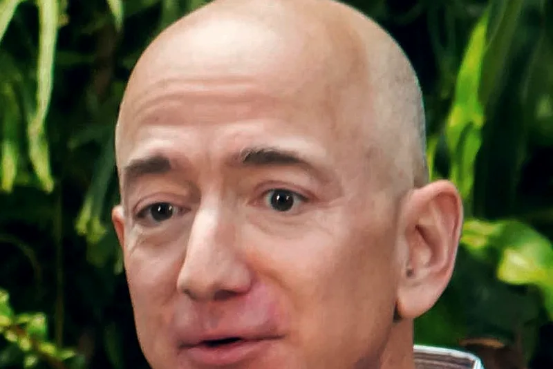 Jeff Bezos at the Amazon Spheres opening